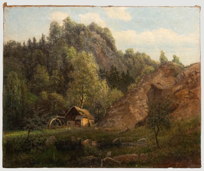 19th Century Oil - The Watermill