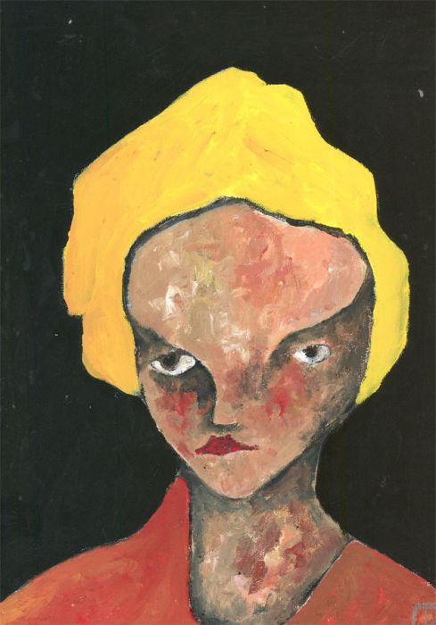 Ben Carrivick - Contemporary Oil, An Angry Look