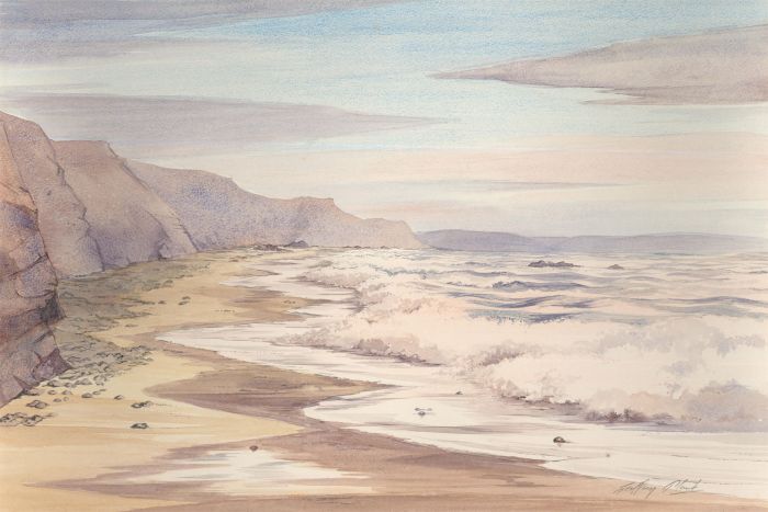 Geoffrey Plant (1939-2000) - 20th Century Watercolour, Towards the Cliffs