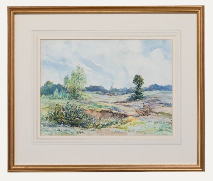 G. H. Gander - Mid 20th Century Watercolour, Leatherhead Church from the Mole