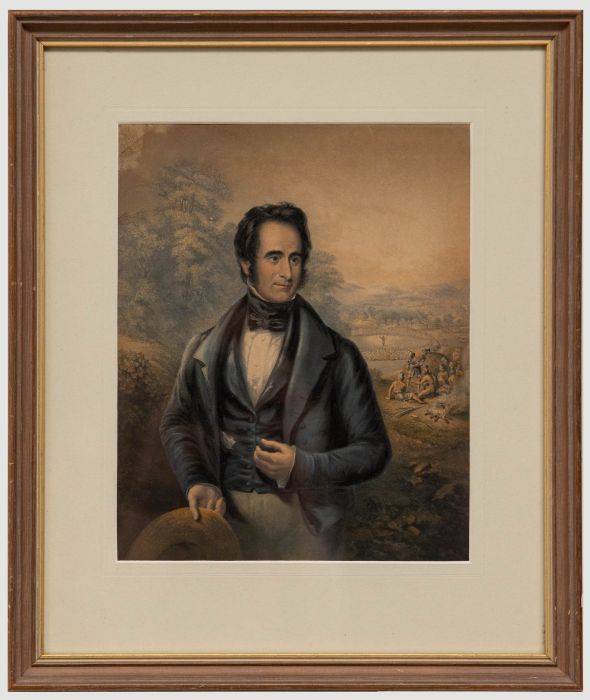 19th Century Baxter Method Print - Revd. R. Moffat Missions in South Africa