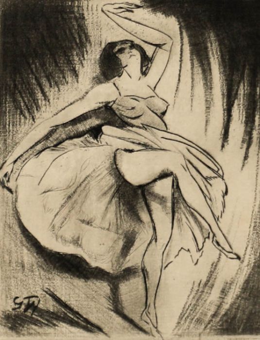 Gerhard Windisch (1895-1961) - Early 20th Century Etching, Ballet Dancer