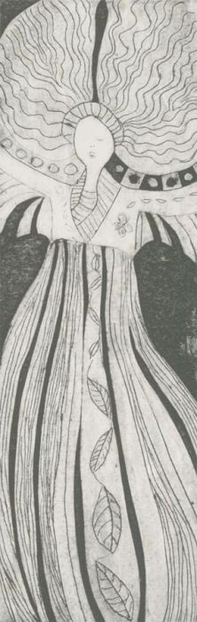 Patricia Johnstone (1944-2023) - Contemporary Etching, Lady of the Lake
