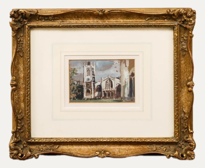 Jim Dolby - 20th Century Gouache, St Margaret's Church