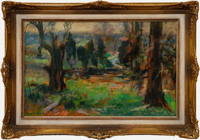 Ronald Morton (b.1918) - 1951 Oil, Autumn Paradise