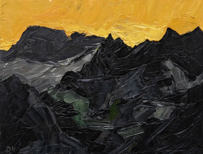 Daniel Nichols After Kyffin Williams - Contemporary Oil, Black Mountains