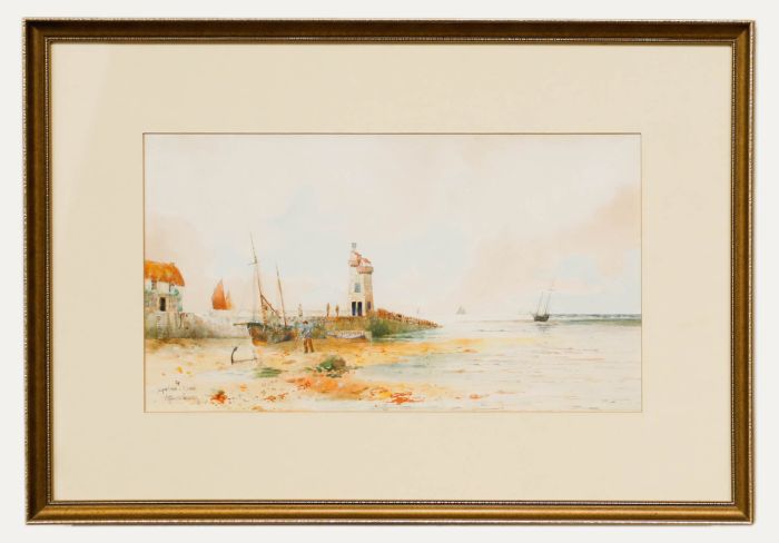 Thomas Sidney - Early 20th Century Watercolour, Lynton, Devon