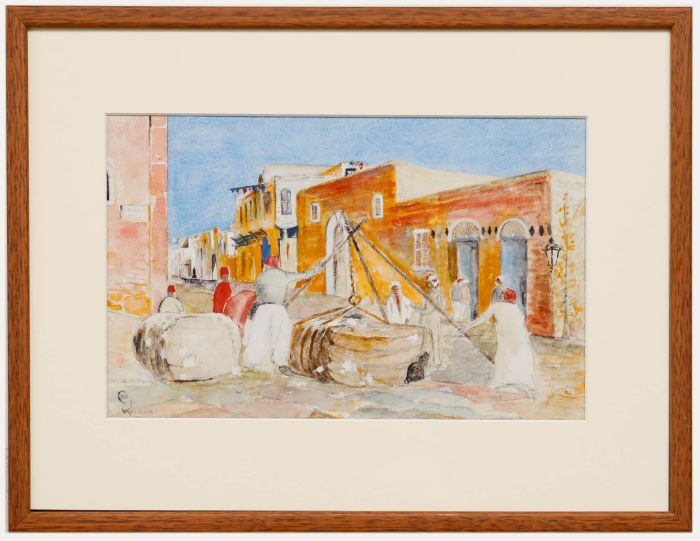 C. Woodward - Early 20th Century Watercolour, Moroccan Street Scene
