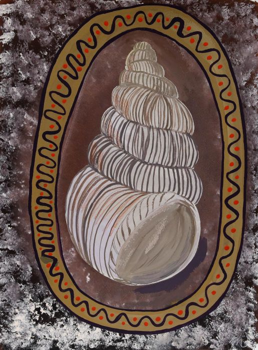 Jemma Jamie - 2025 Gouache, Sea Shell