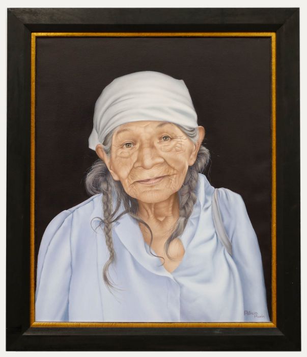 Patricio Marin - 20th Century Oil, Serenity in Old Age