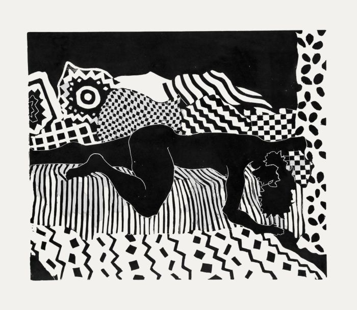 Sheila Oliner (1930-2020) - 1992 Linoprint, Reclining Woman II