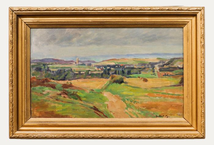 Bertrand Py (1895-1973) - Framed Mid 20th Century Oil, Summer Landscape