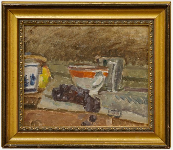 Bertrand Py (1895-1973) - 20th Century Oil, The Teacup