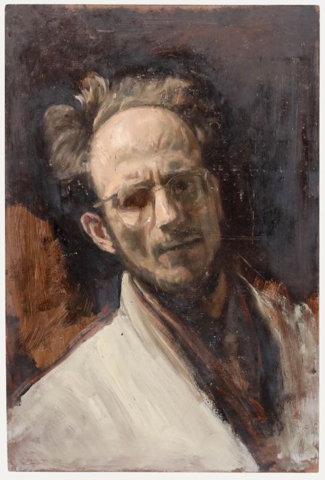 George Weissbort (1928-2013) - Mid 20th Century Oil, Dynamic Self Portrait