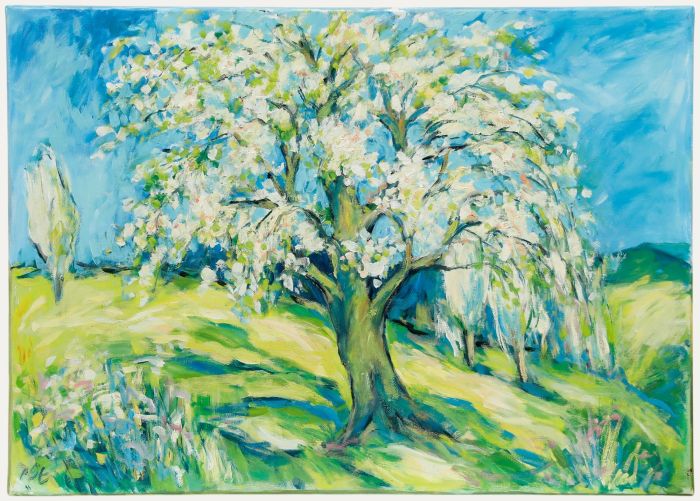 Erwin Steinhauser (1939-2023) - Contemporary Oil, Blossom