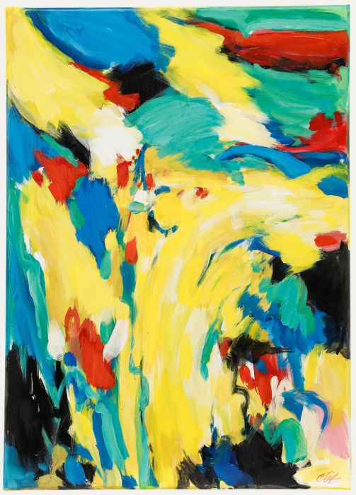 Erwin Steinhauser (1939-2023) - Contemporary Acrylic, Primary Abstract