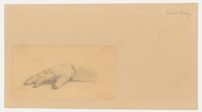 Edward Ridley (1883-1946) - Graphite Drawing, Study of an Infant's Hand IIII