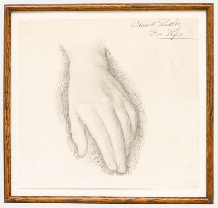 Edward Ridley (1883-1946) - Early 20th Century Graphite Drawing, Hand Study