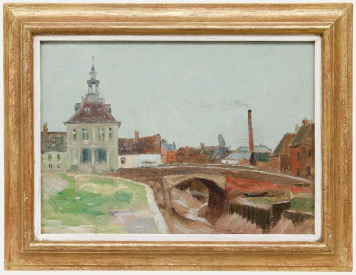 Robert Kirkland Jamieson (1880-1950) - Early 20th Century Oil, Urban Town Scene