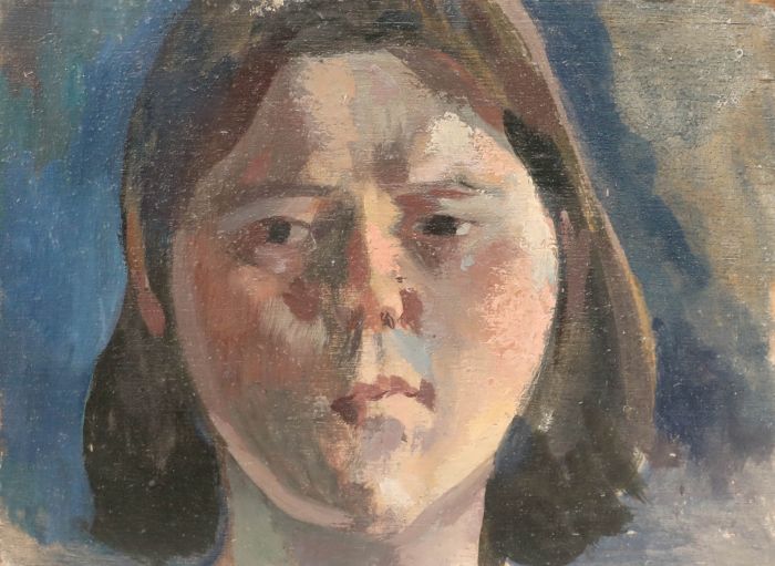 Bernadette Kelly (b.1933) - 20th Century Oil, A Serious Look