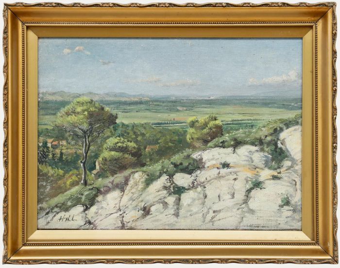 Adrian Hill (1895-1977) - Mid 20th Century Oil, Provençal Landscape