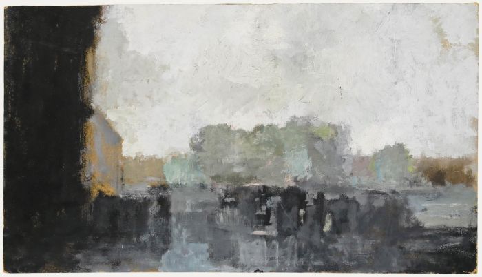 Bernard Myers (1925-2007) - 20th Century Oil, A Cloudy Day