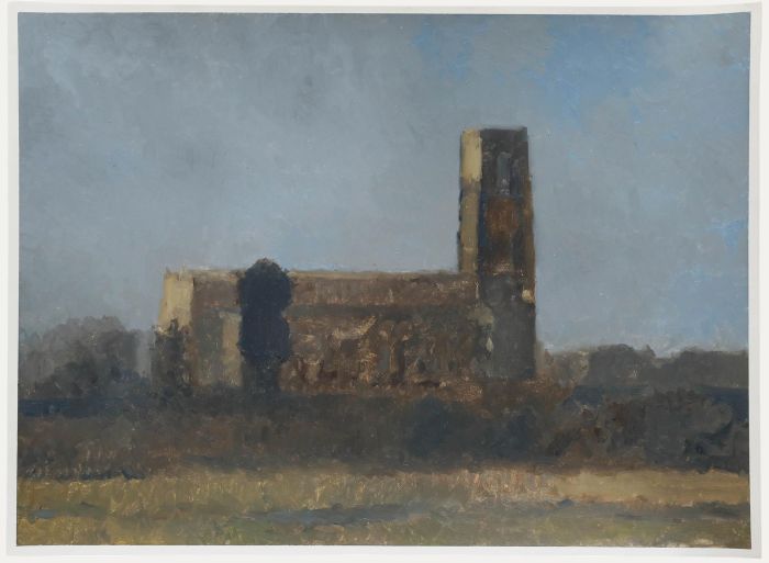 Bernard Myers (1925-2007) - Contemporary Oil, Holy Trinity Church