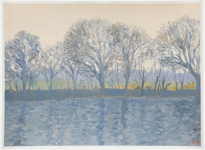 Bernard Myers (1925-2007) - Contemporary Oil, The Thames in Spring
