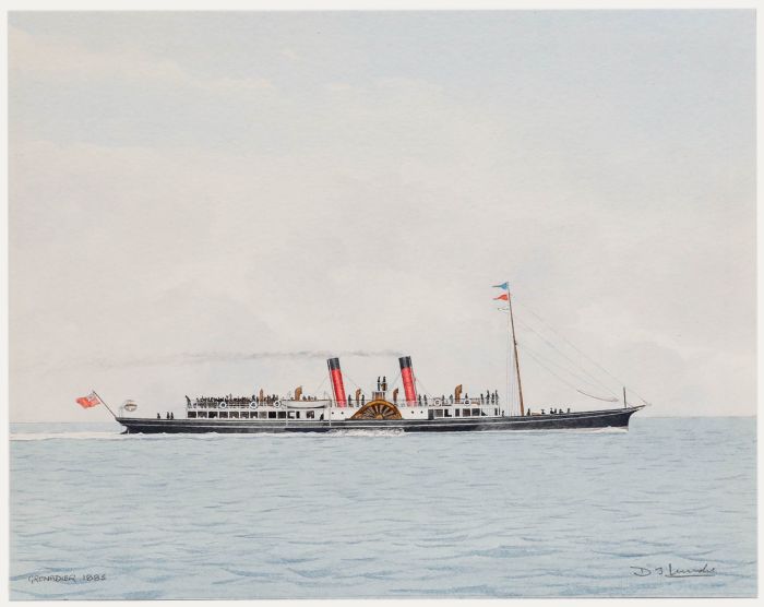 D.J. Lundie - 20th Century Watercolour, Grenadier, 1885