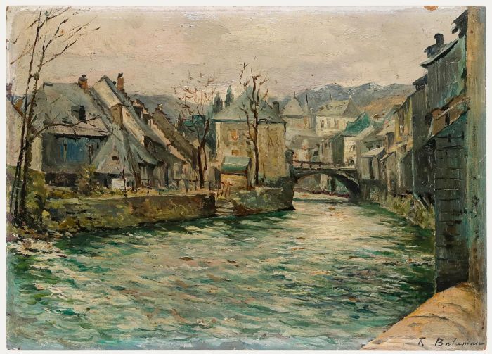 F. Balaman - Mid 20th Century Oil, Cierp-Gaud