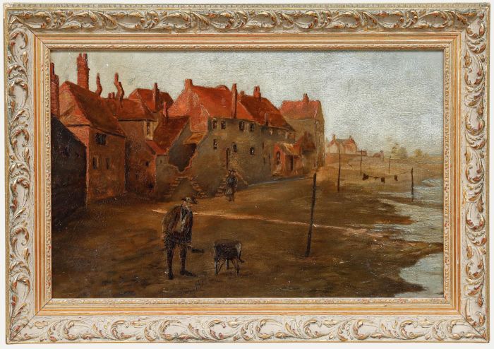 19th Century Oil - Morning on the Cornish Coast
