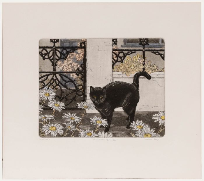 Laura Boyd - 20th Century Etching, Blackberry Bramble