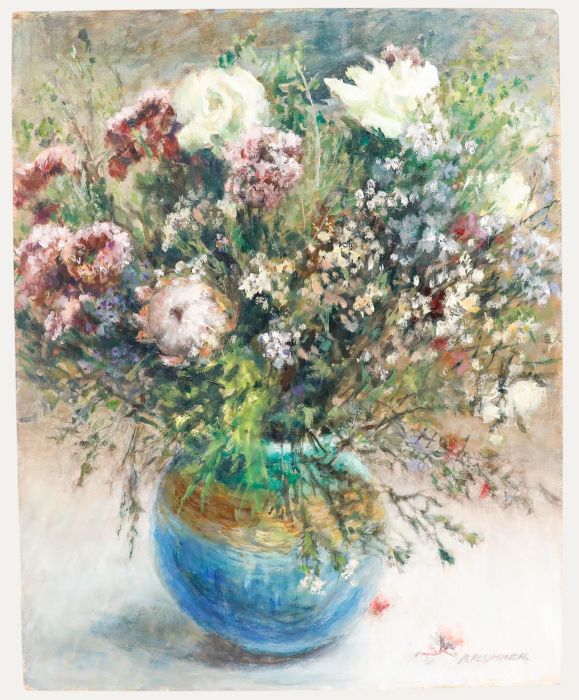 Pauline Plummer (b.1933) - 20th Century Oil, The Summer Bouquet