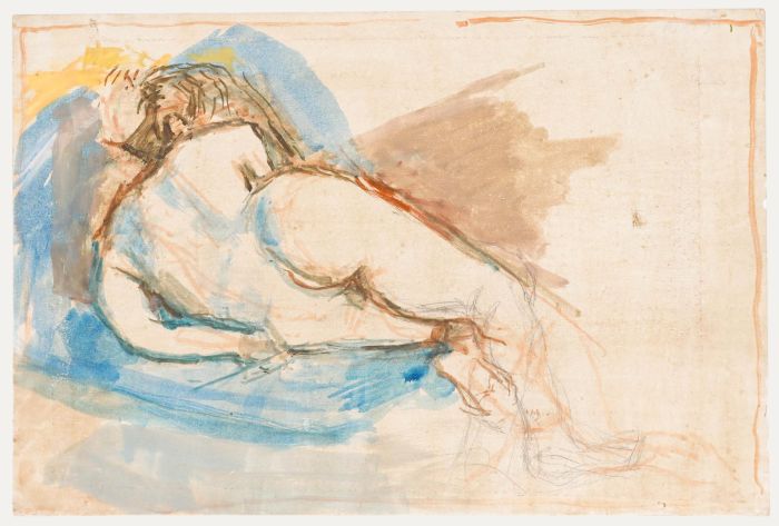Pauline Plummer (b.1933) - 20th Century Watercolour, Life Study