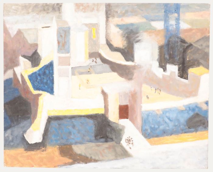 Pauline Plummer (b.1933) - 20th Century Oil, Architectural Study