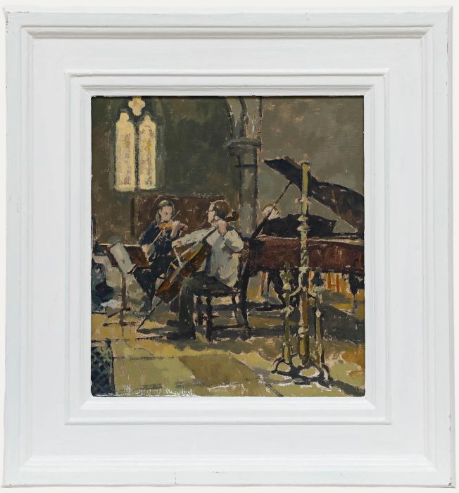 Gillian Roberts RSMA - English School Contemporary Oil, Kungsbacka Trio