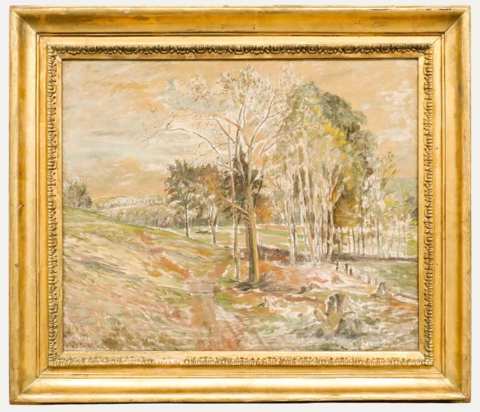 Post Impressionist Early 20th Century Oil - Changing Seasons