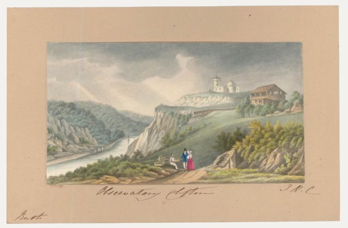 Thomas Remnant Charleton (1756-1849) - Watercolour, The Observatory, Clifton