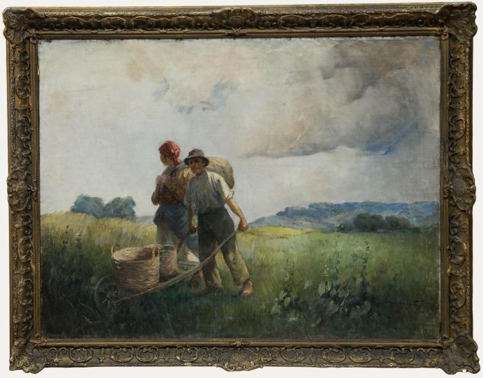 Early 20th Century Oil - Harvesters