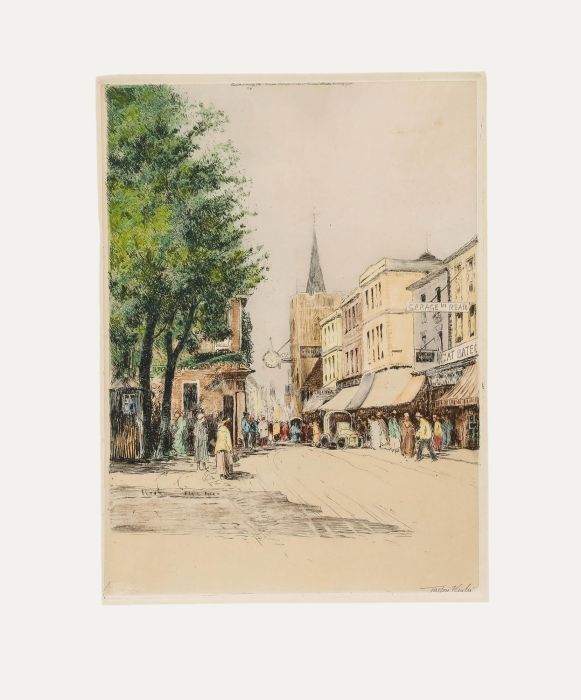 William Tatton Winter (1855-1928) - 20th Century Etching, St George's Tower