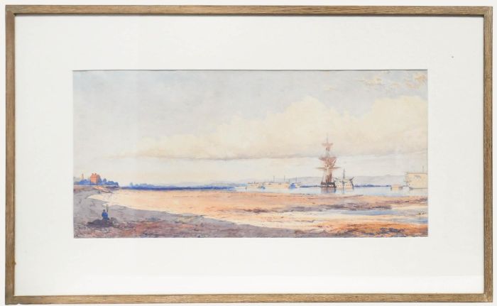 Late 19th Century Watercolour - Low Tide