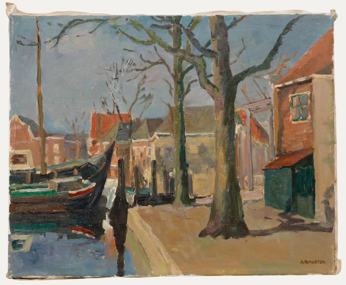 Adam Potgieter (1899-1982) - Mid 20th Century Oil, Winter Sun