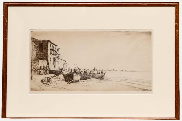 William Douglas MacLeod - Framed Early 20th Century Etching, Southern Spain
