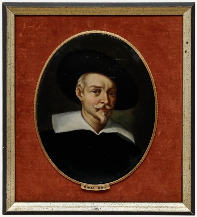 After Guido Reni (1575–1642) - Framed 19th Century Oil, Self-Portrait