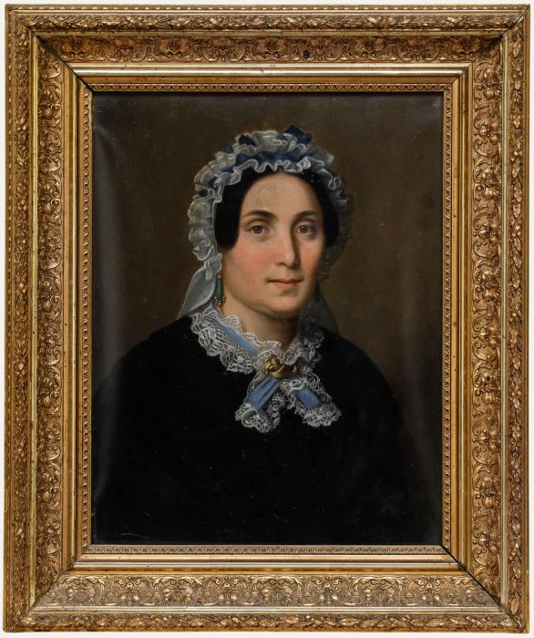 Mid 19th Century Oil - Portrait of Gretchen Heithecker