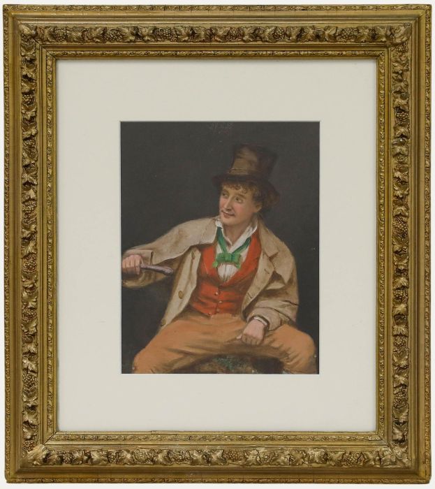 Charles Henry Cook - Framed Late 19th Century Oil, A Likely Lad
