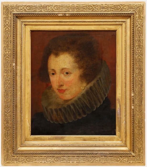 Attrib. Léo Engels after Rubens - Early 20th Century Oil, Elisabeth of Bourbon