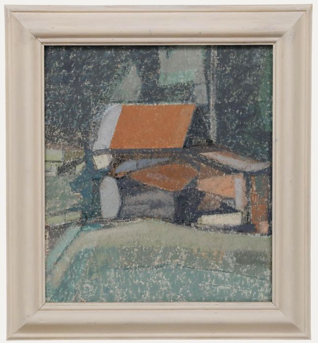 Andrew Pringle - Framed Contemporary Oil, Barn, Gstaad