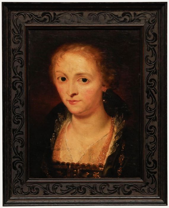 After Peter Paul Rubens - Framed 19th Century Oil, Portrait of Susanna Fourment
