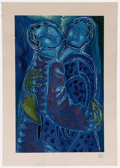 Lorella Bianco - 2020 Acrylic, L'embrassade